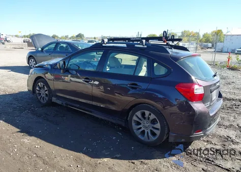 2013 Subaru Impreza 2.0I Sport Premium z USA, uszkodzony, nr VIN JF1GPAL64D1822192